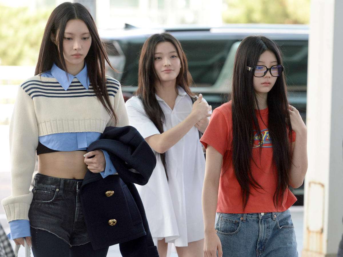 [SW포토] 출국하는 아일릿 윤아-이로하-원희 