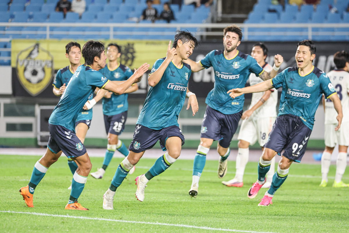 프로축구 K리그2 15위 안산, 물오른 공격력 앞세워 대구전 승리 정조준
