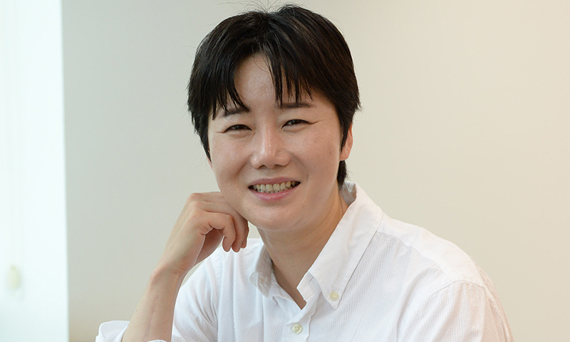 김온아 “아이들이 핸드볼공 갖고 놀길”