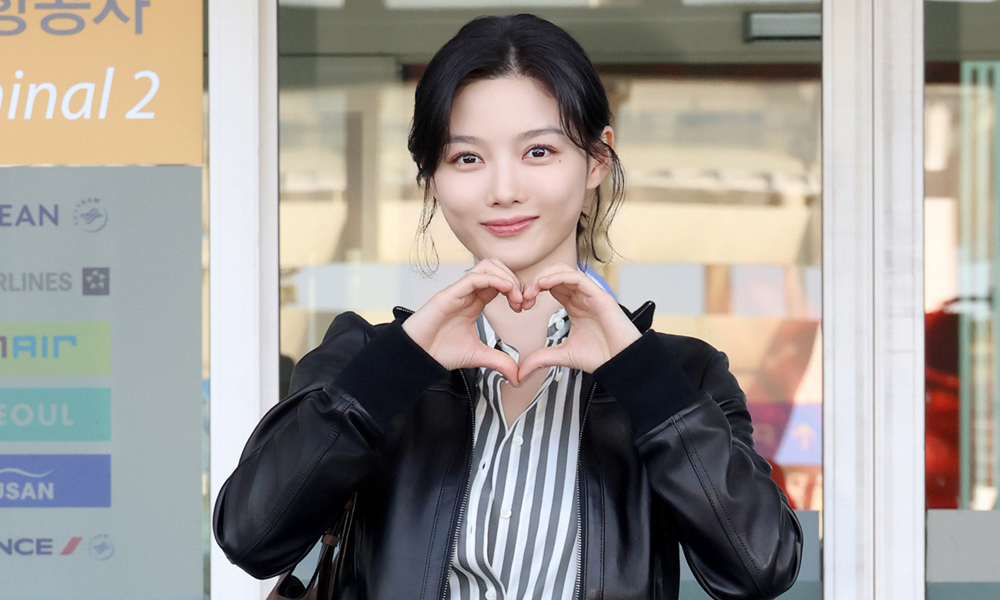배우 김유정, 영화의 한 장면 같은 출국길
